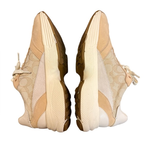 Coach C152 Tech Runner in Neutral/Tan/Beige Size 9 - Picture 8 of 11